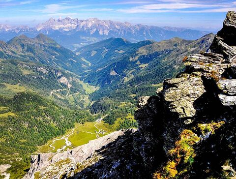Panorama to the Dachstein massif