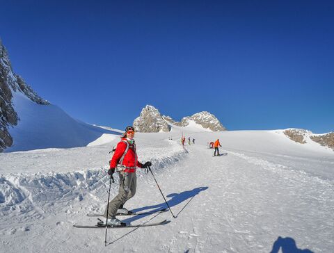 Dachstein crossing in the best weather