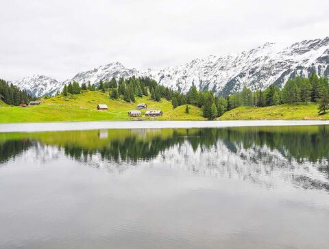 Der Duisitzkarsee mit Winterstimmung