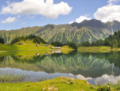 The natural jewel Duisitzkar with the beautifully situated Fahrlechhütte